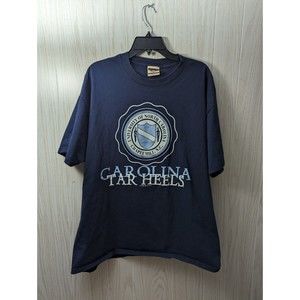 Vintage University Of North Carolina Tarheels UNC Tshirt XL Red Oak Made In USA